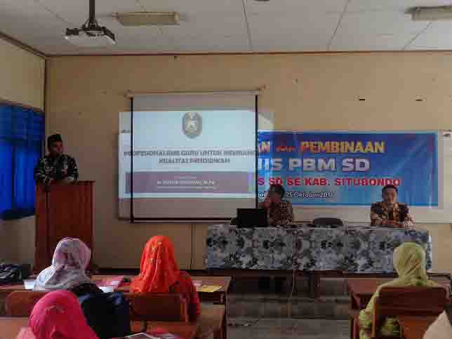 KEGIATAN BIMBINGAN DAN PEMBINAAN TEKNIS PBM SD